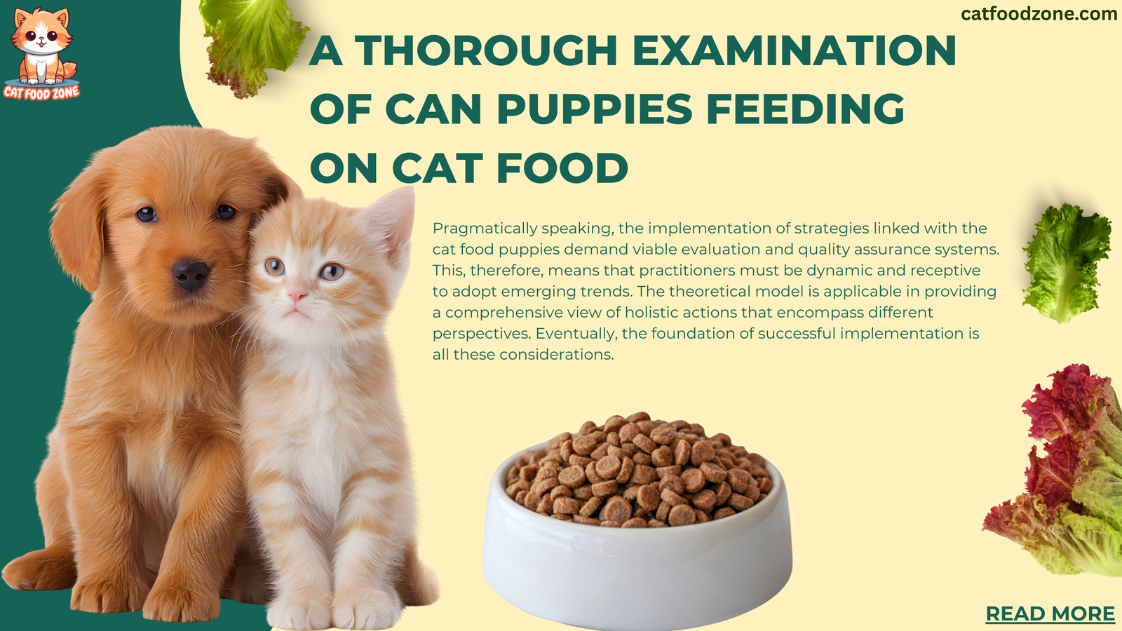 Can puppies eat cat food